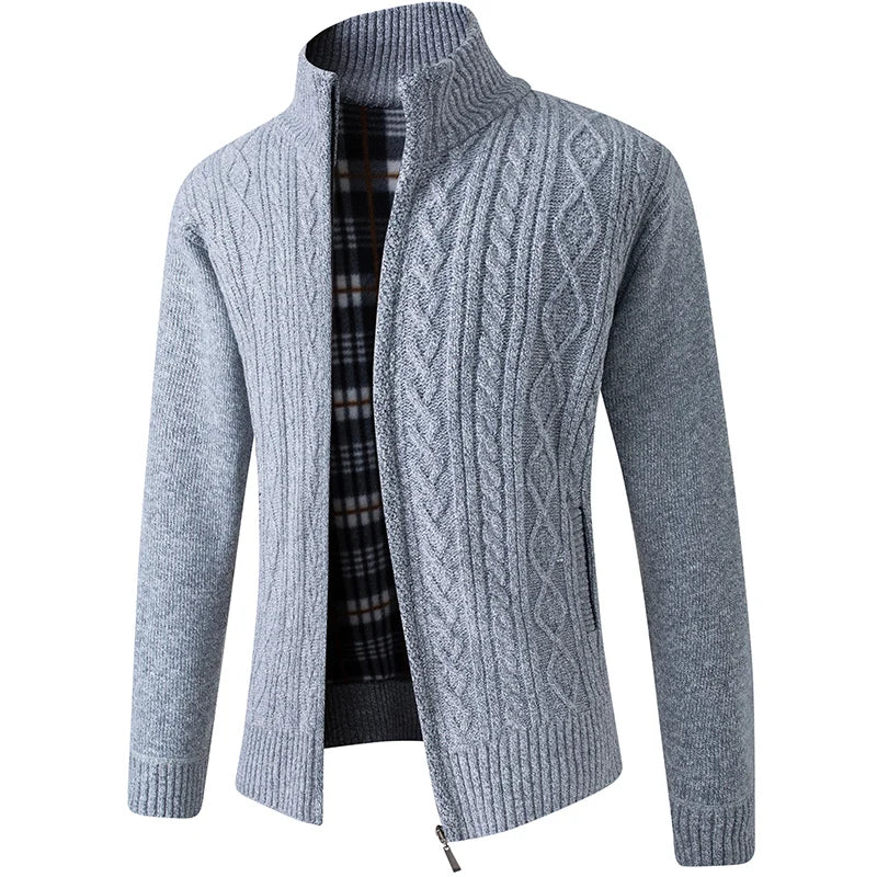Sweaters Warm Zipper Sweaters Casual Knitwear Sweatercoat