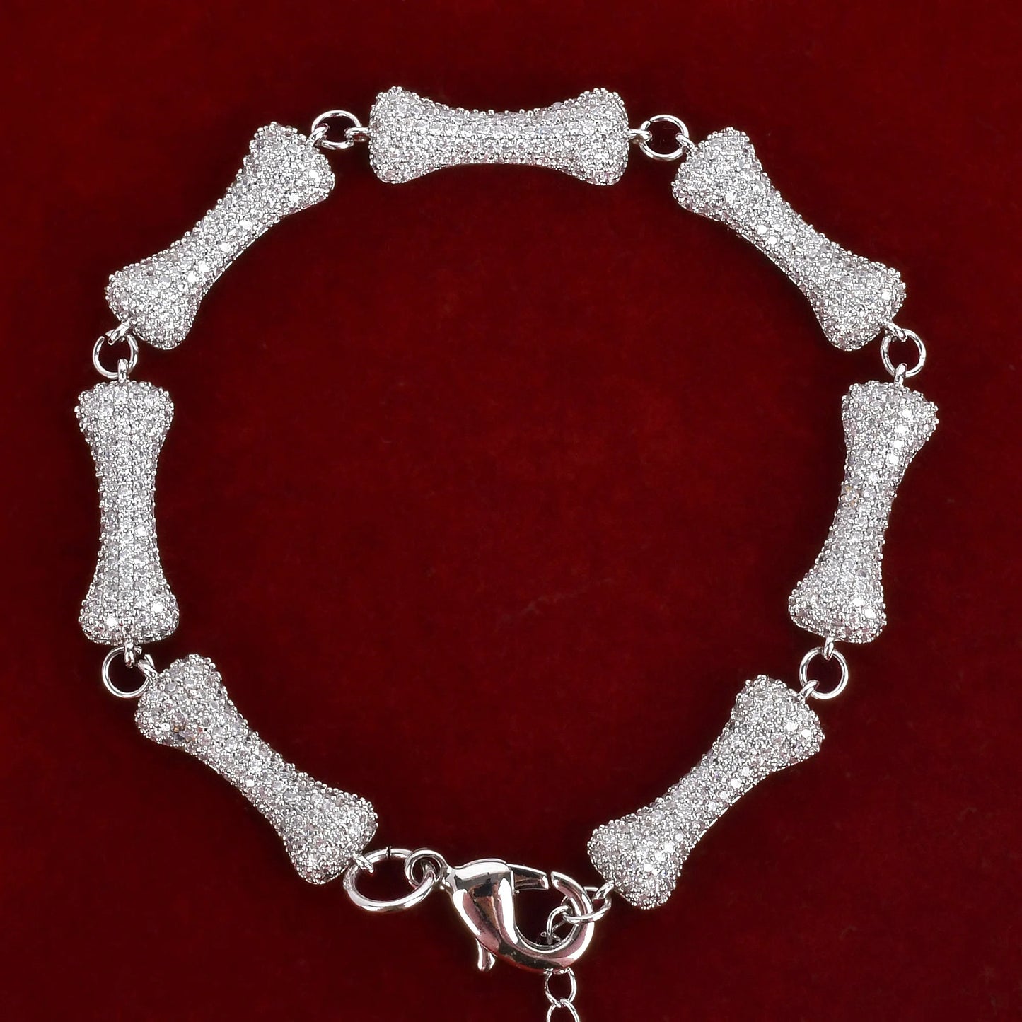 Dog Bone Gold Color Rock Jewelry