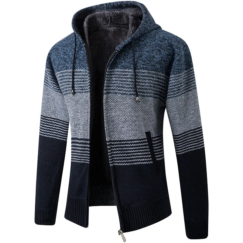 Sweaters Warm Zipper Sweaters Casual Knitwear Sweatercoat