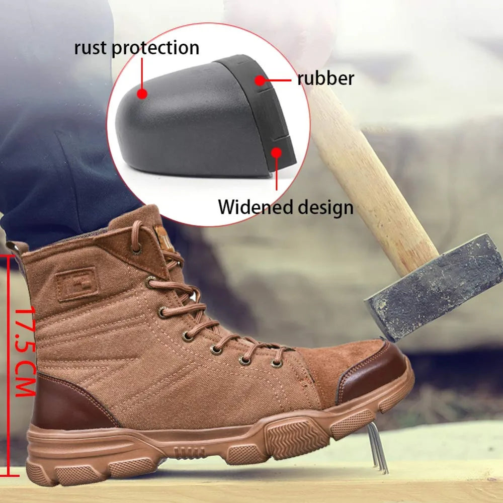 SUADEX Steel Toe Desert Safety Boots Shoes