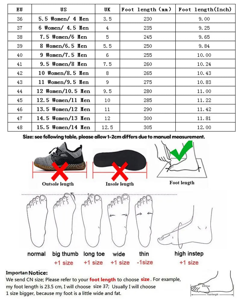 SUADEX S1 SafetySteel Toe Anti-slippery Boots