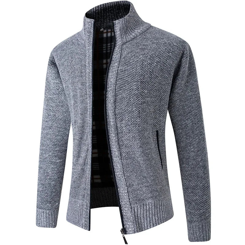 Sweaters Autumn Winter Wool Zipper Casual Knitwear