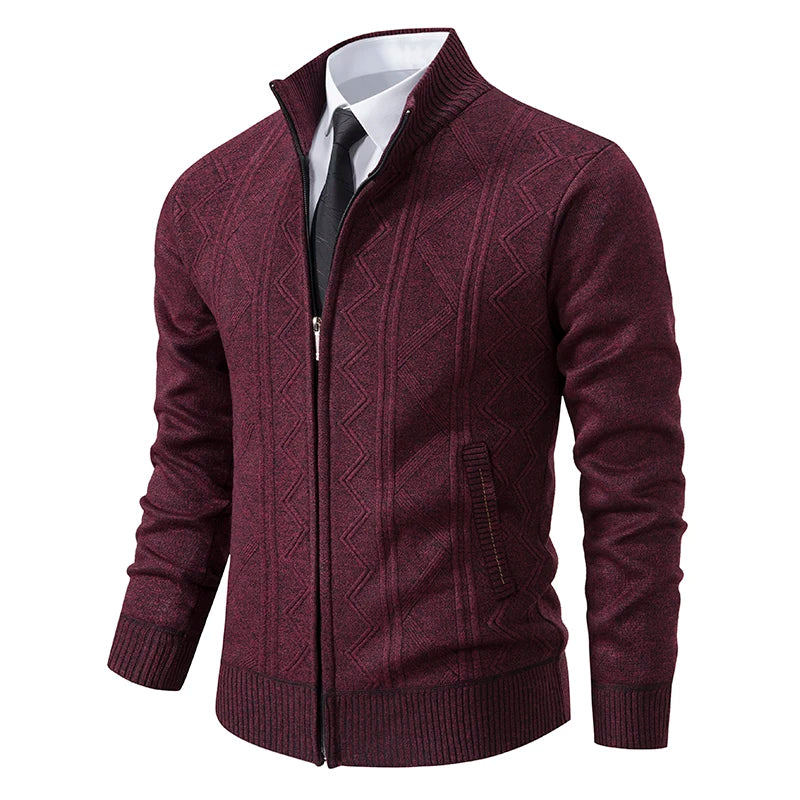 Sweaters Warm Zipper Sweaters Casual Knitwear Sweatercoat