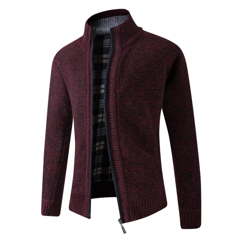 Sweaters Autumn Winter Wool Zipper Casual Knitwear