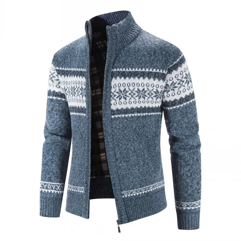 Sweaters Autumn Winter Wool Zipper Casual Knitwear