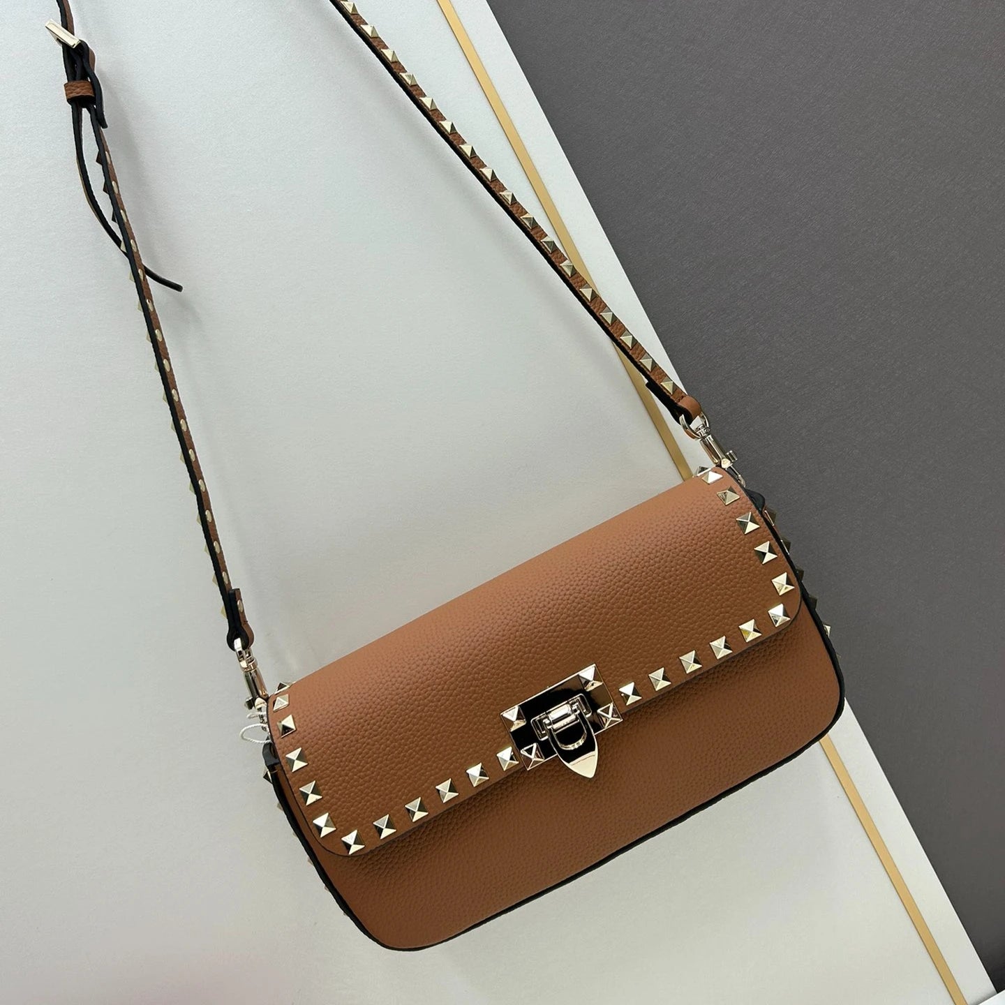 Luxury ROCK Genuine Leather Grain Bags