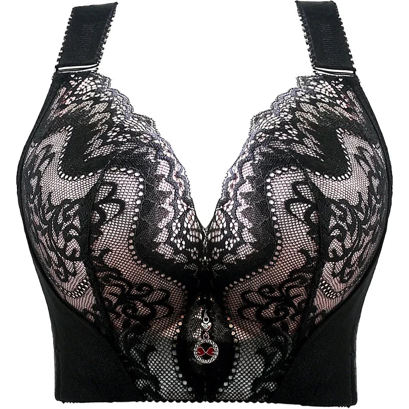 Lace Push Up Bra Underwire Thin Cup