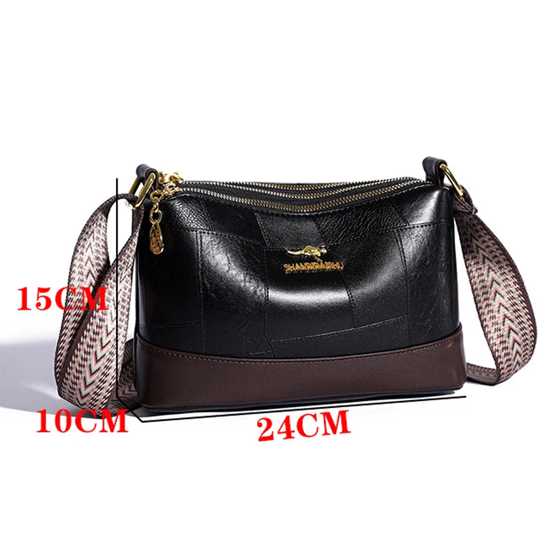 Messenger Soft Leather Designer Crossbody Bags