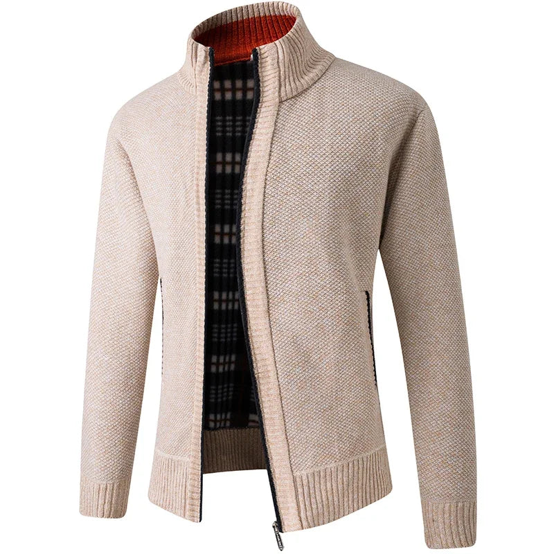 Sweaters Autumn Winter Wool Zipper Casual Knitwear