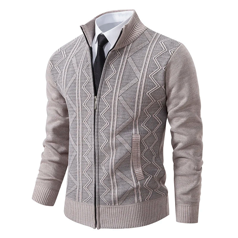 Sweaters Warm Zipper Sweaters Casual Knitwear Sweatercoat
