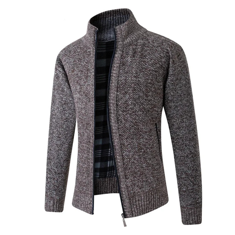 Sweaters Autumn Winter Wool Zipper Casual Knitwear