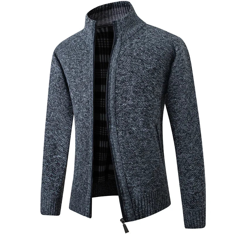 Sweaters Autumn Winter Wool Zipper Casual Knitwear