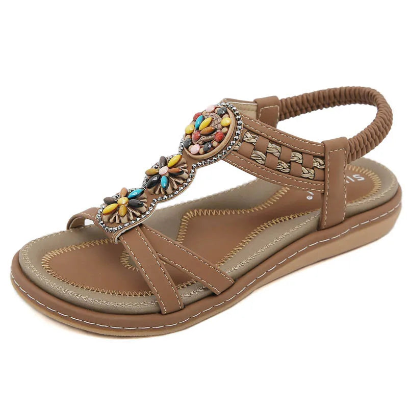 Non-slip Flat Beach Sandals Lady Casual