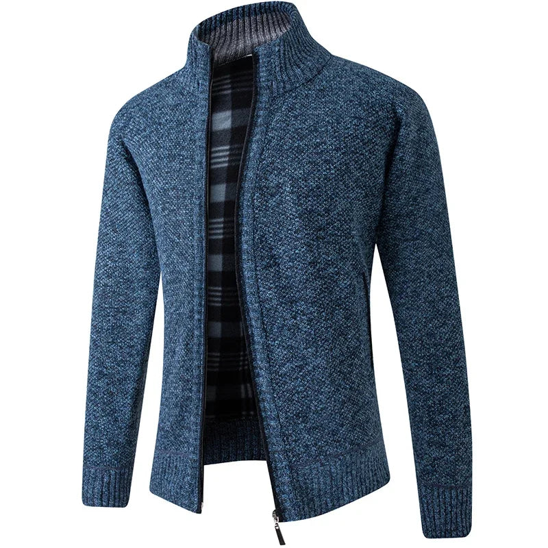 Sweaters Autumn Winter Wool Zipper Casual Knitwear