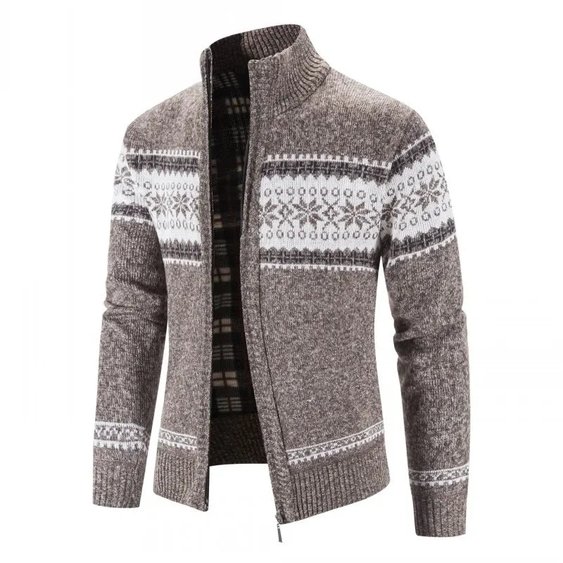 Sweaters Autumn Winter Wool Zipper Casual Knitwear