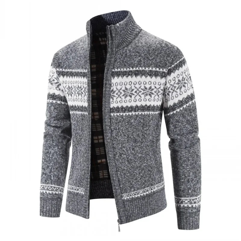 Sweaters Autumn Winter Wool Zipper Casual Knitwear