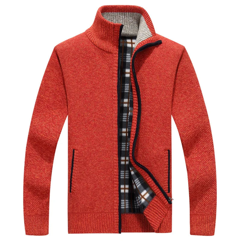 Sweaters  Warm Zipper  Sweaters Casual Knitwear Sweatercoat