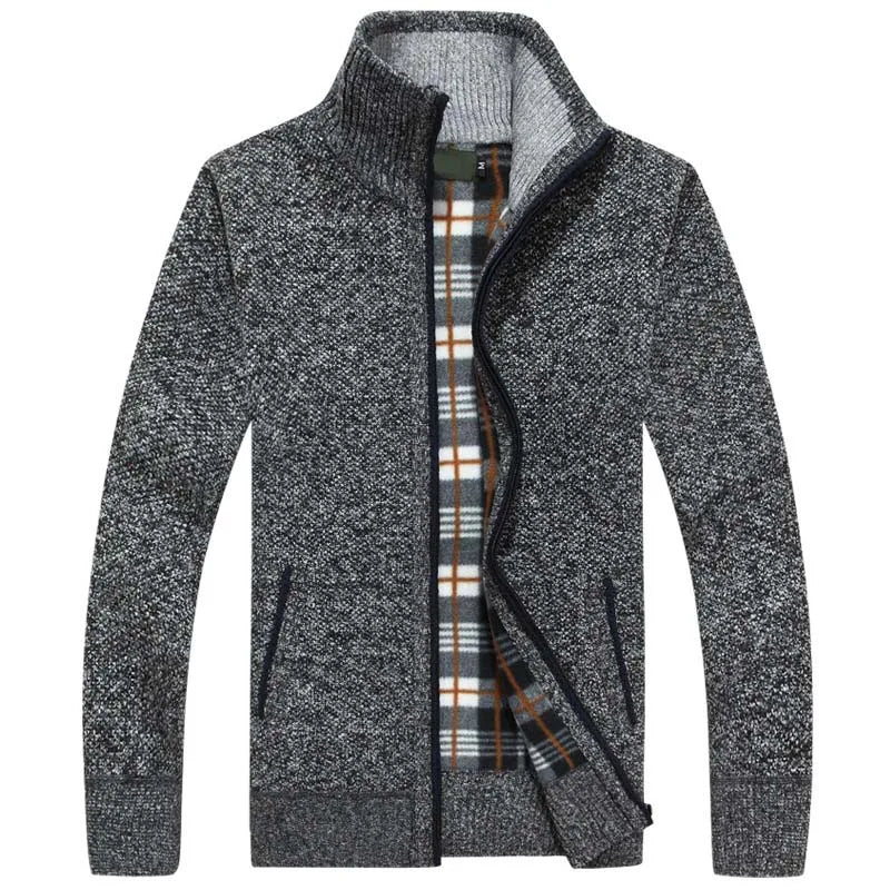 Sweaters  Warm Zipper  Sweaters Casual Knitwear Sweatercoat