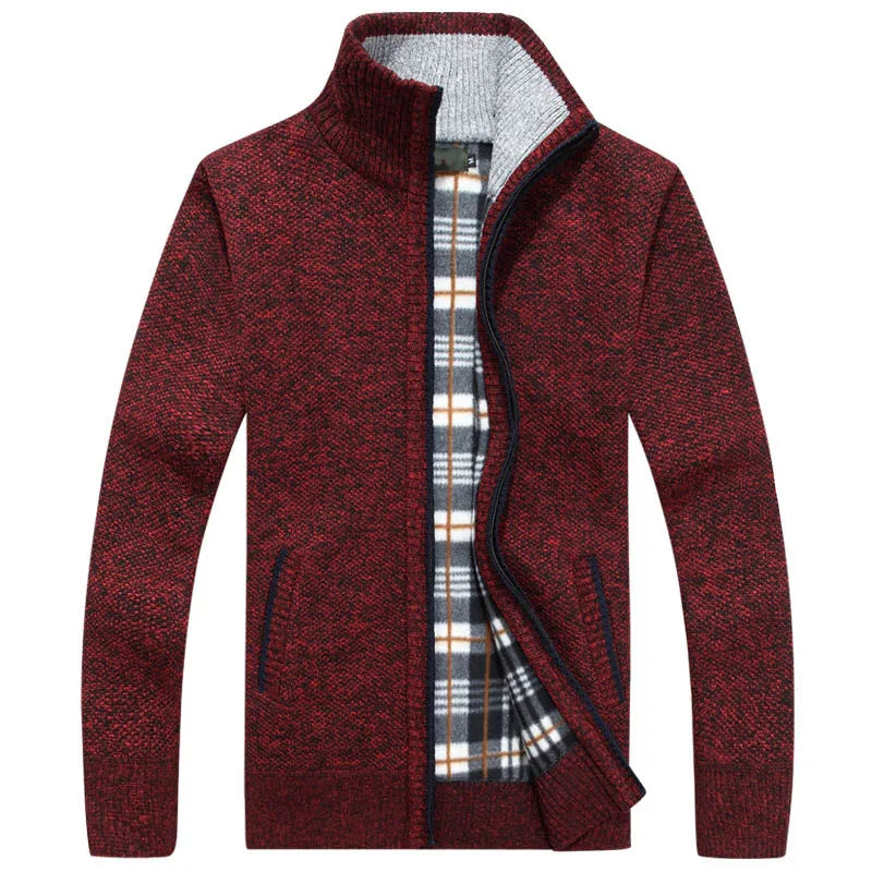 Sweaters  Warm Zipper  Sweaters Casual Knitwear Sweatercoat
