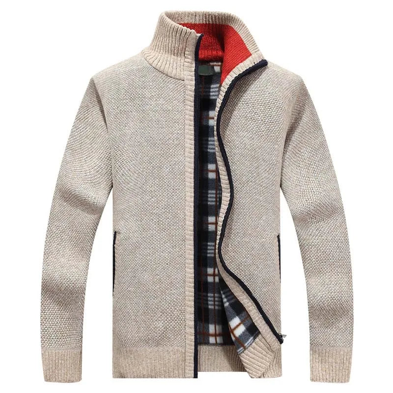 Sweaters  Warm Zipper  Sweaters Casual Knitwear Sweatercoat