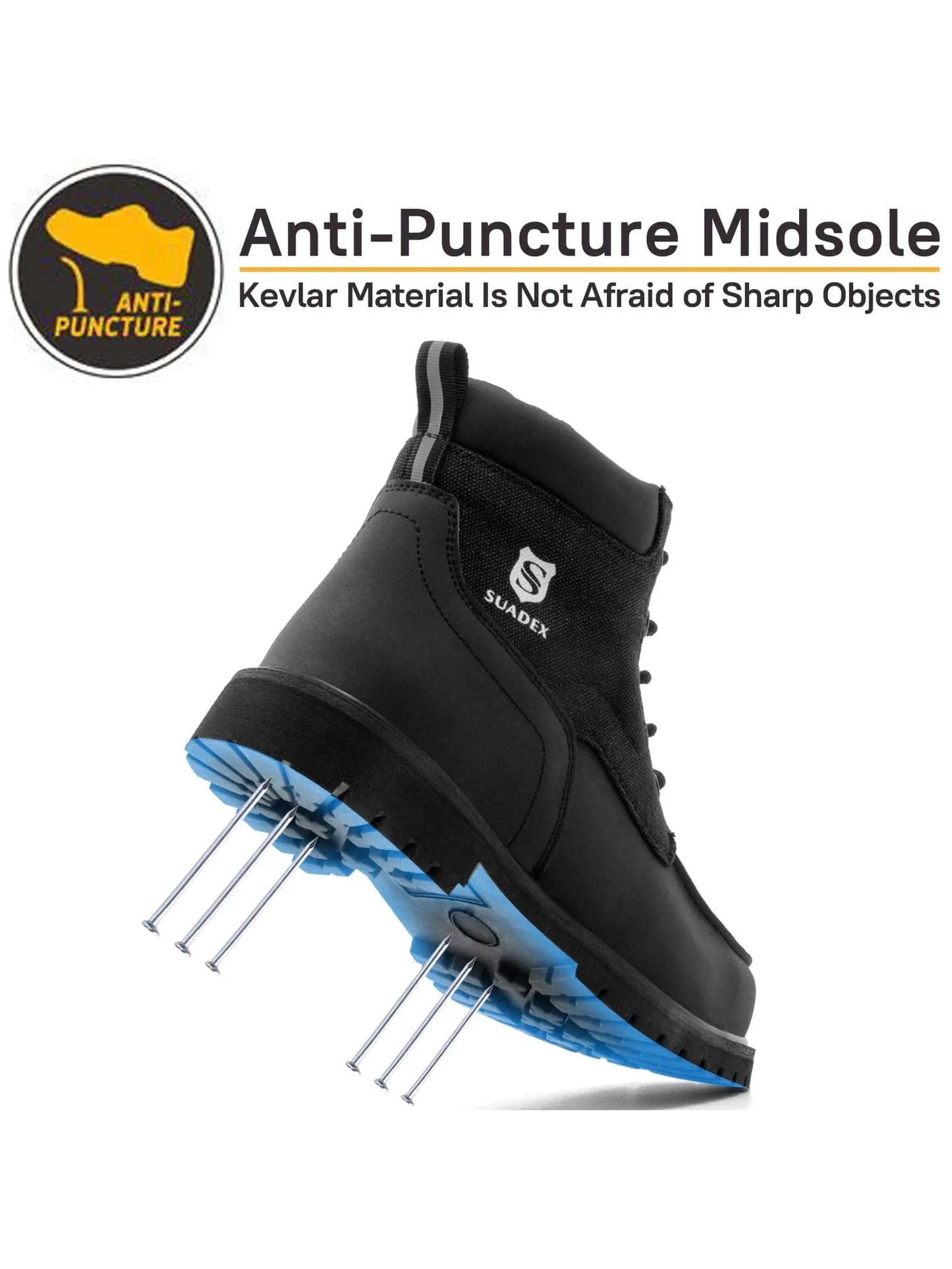 SUADEX  WaterproofWork Safety Consfruction Shoes