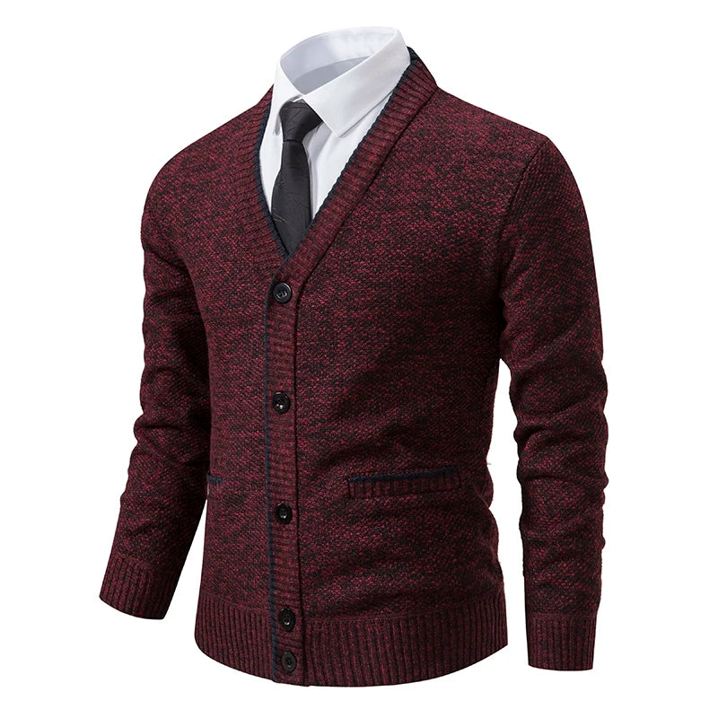 Spring Autumn  Knitted Sweater coats Mens Casual