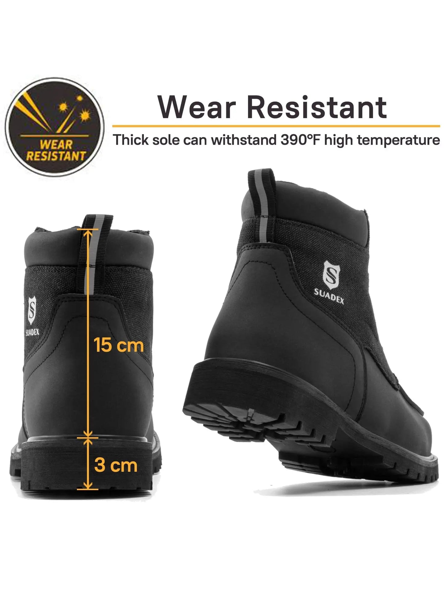 SUADEX  WaterproofWork Safety Consfruction Shoes