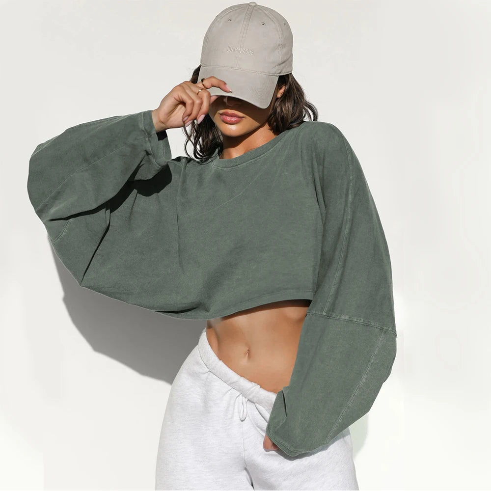 Loose Tops Long Sleeve Sportswear