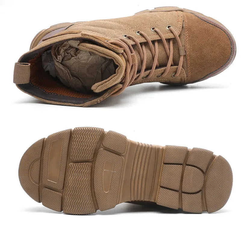 SUADEX Steel Toe Desert Safety Boots Shoes