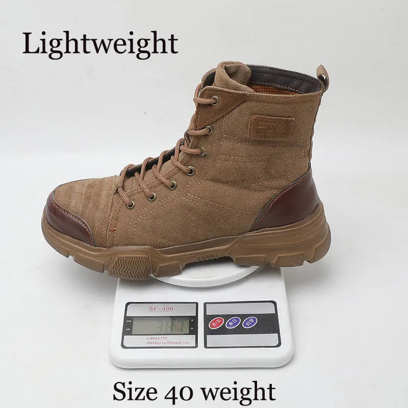 SUADEX Steel Toe Desert Safety Boots Shoes
