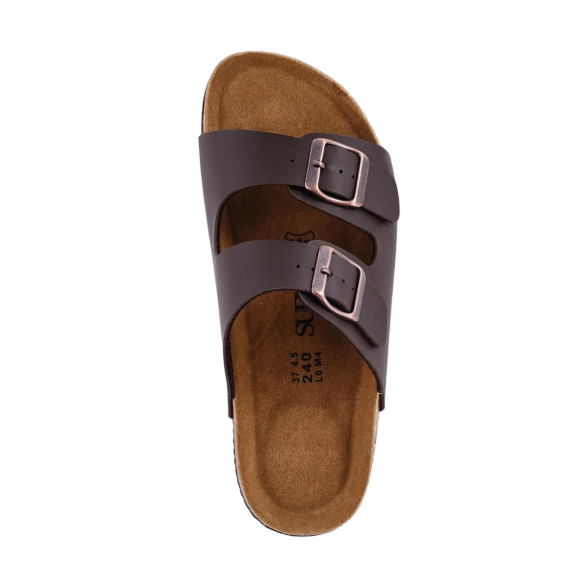 SUFU Soft Footbed Leather Slippers Shoes