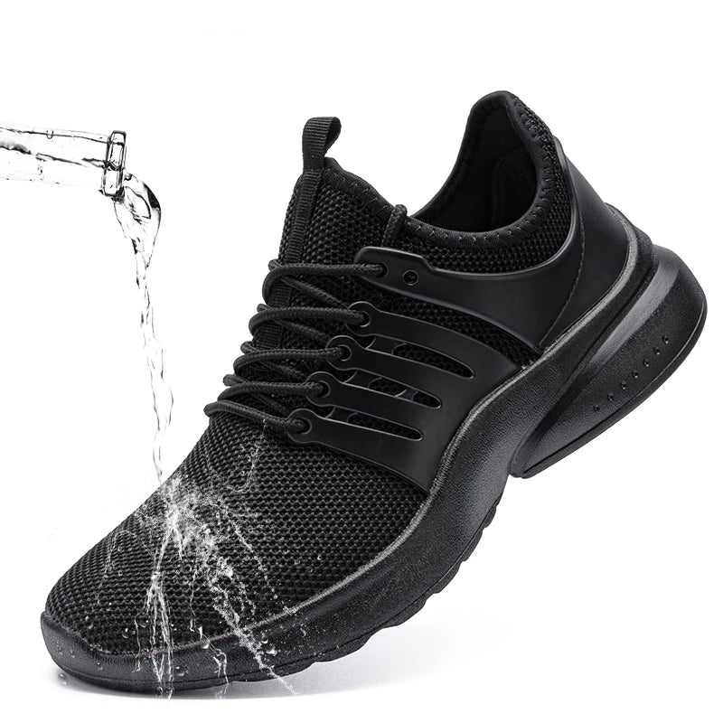 LARNMERN Steel Toe Lightweight Safety Breathable Shoes