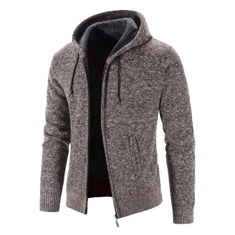 Sweaters Autumn Winter Wool Zipper  Casual Knitwear