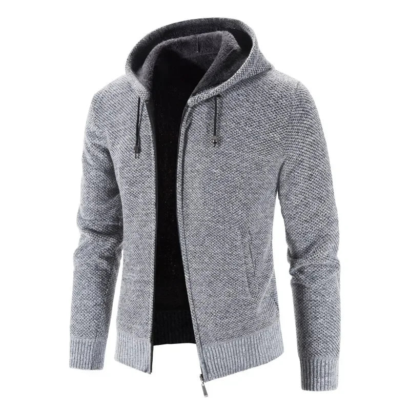 Sweaters Autumn Winter Wool Zipper  Casual Knitwear