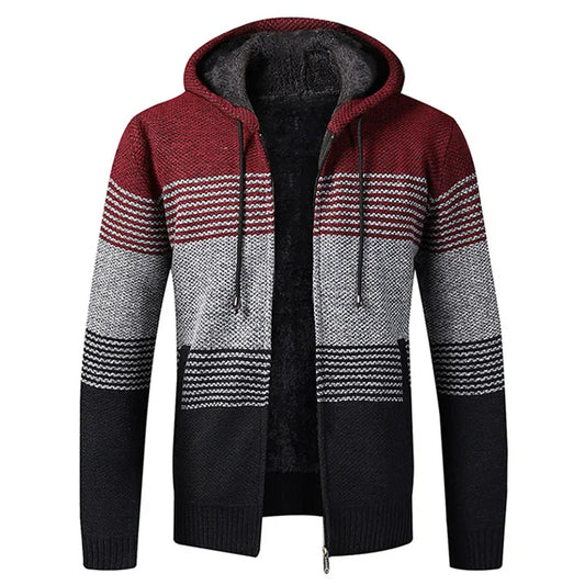 Sweaters Autumn Winter Wool Zipper  Casual Knitwear
